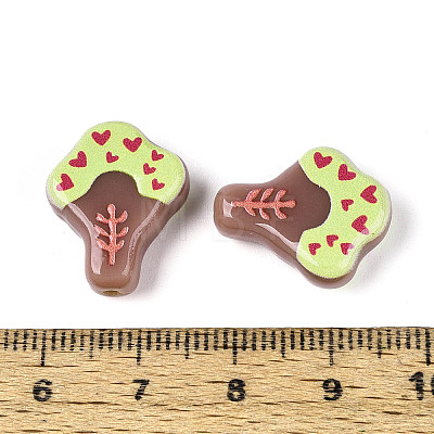Printed Opaque Resin Beads RESI-N043-20A-1