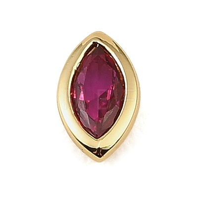Brass Pave Cubic Zirconia Cabochons CU-CBA30E8-02G-1
