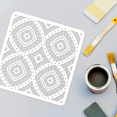 Plastic Reusable Drawing Painting Stencils Templates DIY-WH0172-991-1