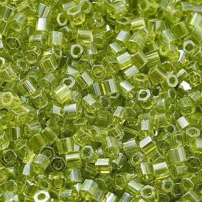 Transparent Colours Luster Glass Seed Beads SEED-S042-20B-04-1