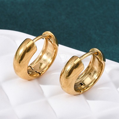 316 Surgical Stainless Steel Hoop Earrings for Women EJEW-G429-01B-G-1