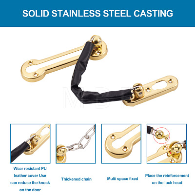 Stainless Steel Swing Bar Door Lock SW-TAC0002-02B-1