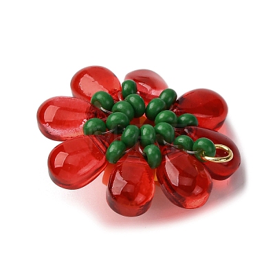 Glass & Polymer Clay Pendants PALLOY-MZ00810-02-1