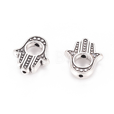 Tibetan Style Alloy Bead Frames LS-TIBEB-LF0265YKG-AS-FF-1