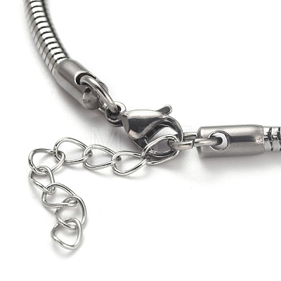 304 Stainless Steel Bracelets BJEW-O186-08A-P-1