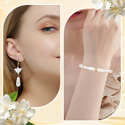 100Pcs ABS Plastic Imitation Pearl Beads OACR-LT0001-06-1