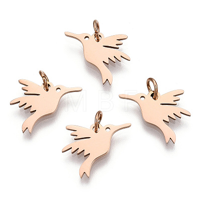 304 Stainless Steel Charms STAS-S105-T522R-1