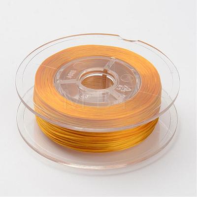 Japanese Eco-Friendly Dyed Flat Elastic Crystal String EW-F005-0.6mm-04-1
