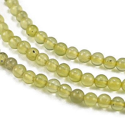 Natural Lemon Quartz Beads Strands G-M438-A11-02-1