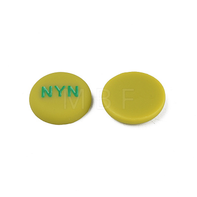 Acrylic Enamel Cabochons KY-N015-204C-1