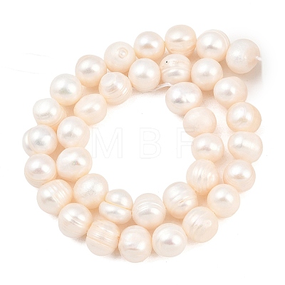 Natural Cultured Freshwater Pearl Beads Strands PEAR-D003-01C-05-1