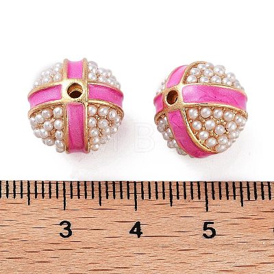 Alloy Enamel Beads FIND-E046-11G-02-1