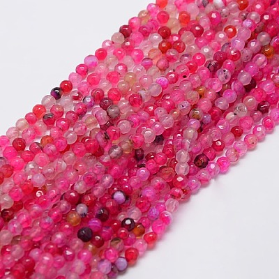 Natural Agate Round Beads Strand X-G-L084-4mm-10-1