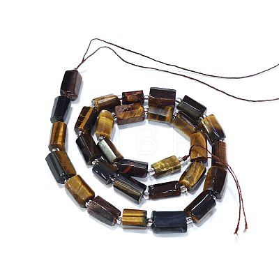 Natural Tiger Eye Dyed Beads Strands G-K245-I01-B01-1