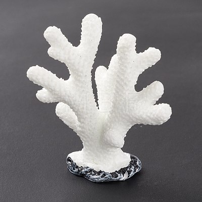 Resin Imitation Coral Ornaments DJEW-G026-03A-1