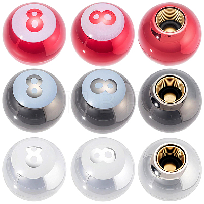 12Pcs 3 Colors Plstic Tire Valve Stem Caps FIND-SP0005-74-1
