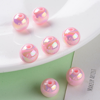 Opaque Acrylic Beads X-MACR-S370-D12mm-A01-1