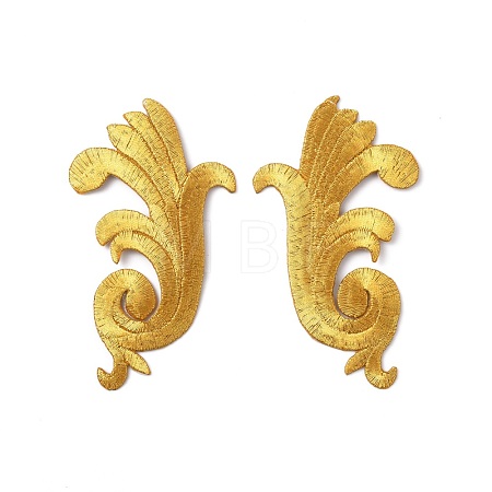 Polyester Computerized Embroidery Sew on Patches PATC-WH0001-13D-1