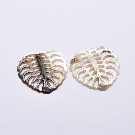 Black Lip Shell Pendants SSHEL-E549-07-1