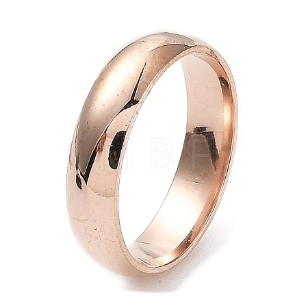 Ion Plating(IP) 304 Stainless Steel Flat Plain Band Rings STAS-I160-B-21mm-RG-1