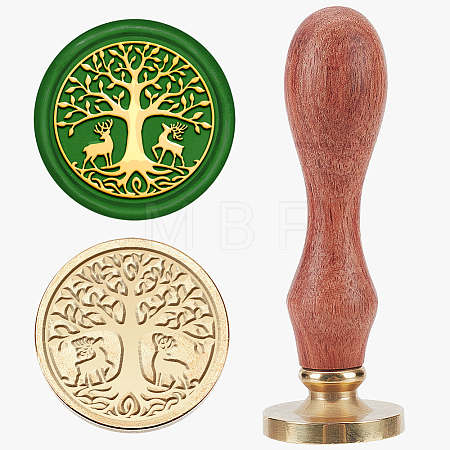 Wax Seal Stamp Set AJEW-WH0208-1355-1