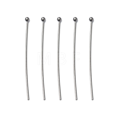Tarnish Resistant 304 Stainless Steel Ball Head pins STAS-M010-35mm-01-1