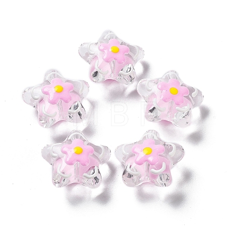 Transparent Glass Beads LAMP-H065-02E-1