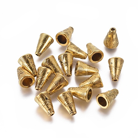 Tibetan Style Bead Caps X-GLF0831Y-1