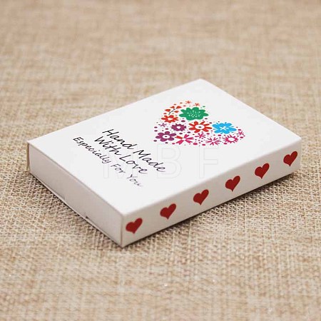 Kraft Paper Boxes and Necklace Jewelry Display Cards CON-L016-A08-1