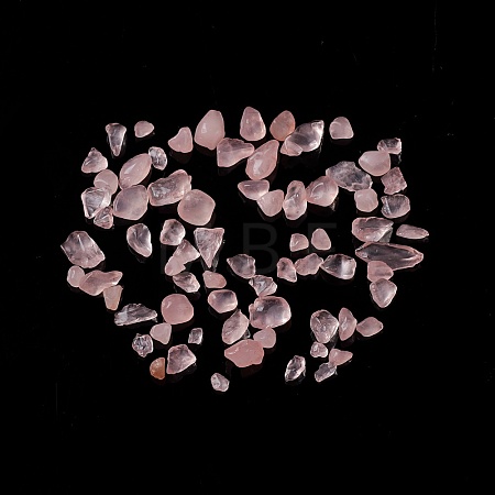 Natural Rose Quartz Chip Beads G-M364-02A-1