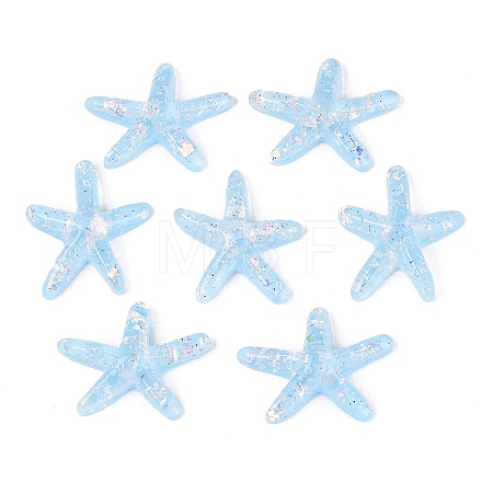 Transparent Resin Cabochons CRES-ZX003-01A-1