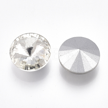 Glass Pointed Back Rhinestone LS-RGLA-R003-12mm-17-1