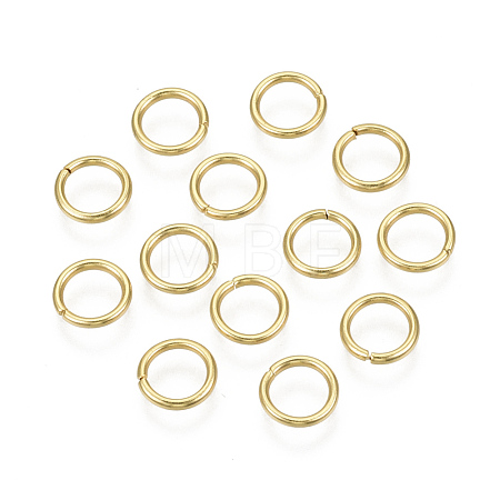 304 Stainless Steel Open Jump Rings STAS-R060-7x1-1