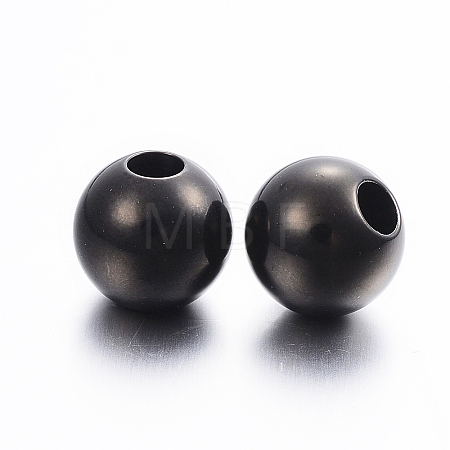 304 Stainless Steel European Beads STAS-H370-02B-02-1