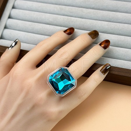 Acrylic & Resin Finger Rings WGB781E-01-1
