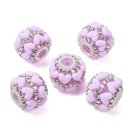 Rwsin & Acrylic & ABS Imitation Pearl Beads RE-CBA1913-03B-1
