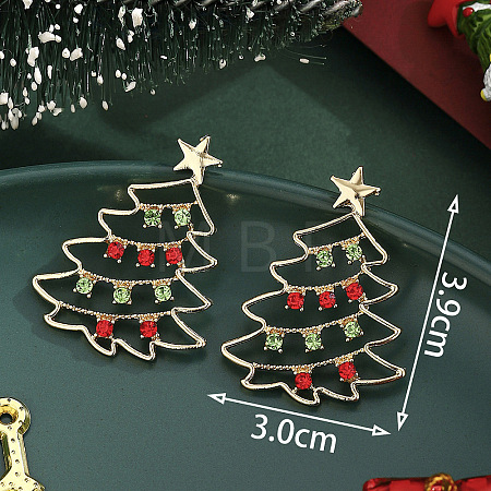 Alloy Stud Earrings FS-WG7AF48-15-1