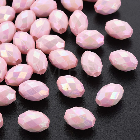 Opaque Acrylic Beads TACR-S153-32I-08-1
