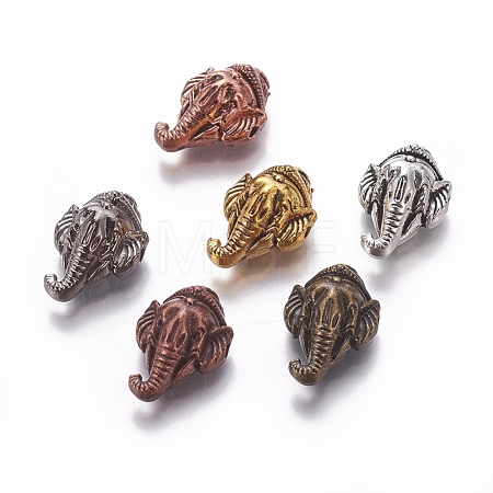 Tibetan Style Alloy Beads TIBEB-L003-03-1