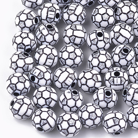 Craft Style Acrylic Beads MACR-T023-19-1