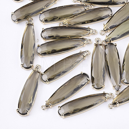 Transparent Glass Pendants GLAA-T007-15A-1
