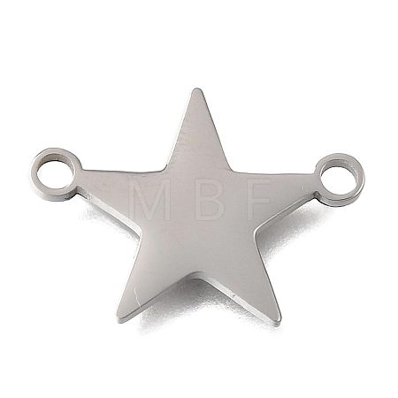 304 Stainless Steel Polishing Connector Charms STAS-E532-11P-1