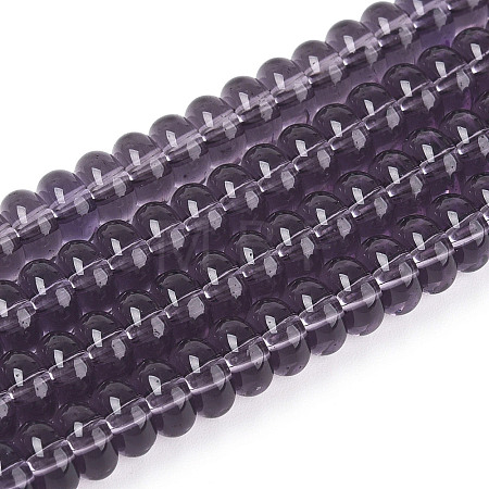 Transparent Glass Beads Strands GLAA-ZX008-6mm-19E-1