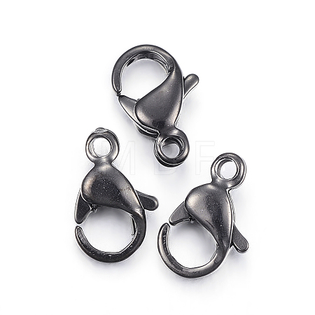 304 Stainless Steel Lobster Claw Clasps X-STAS-H353-B-02B-1