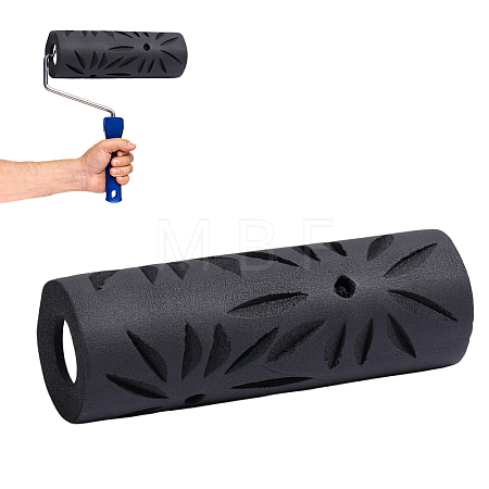 Synthetic Rubber Texture Paint Roller DIY-WH0591-632B-1