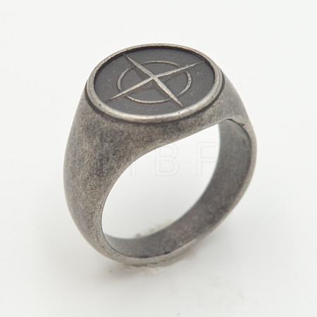304 Stainless Steel Finger Rings FS-WG5F41B-79-1