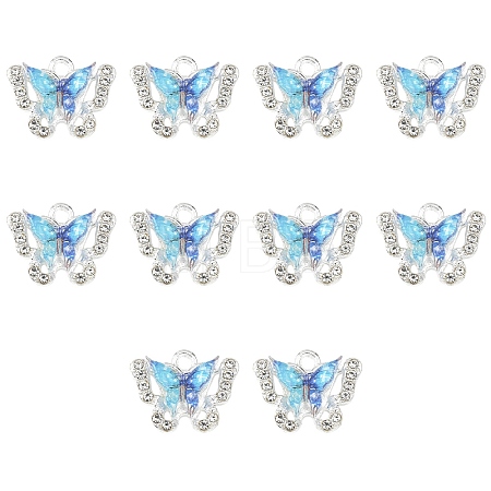 10Pcs Alloy Pendants FIND-YW0009-29E-1