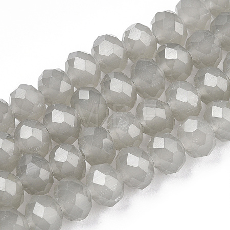 Glass Beads Strands EGLA-A034-J8mm-D10-1