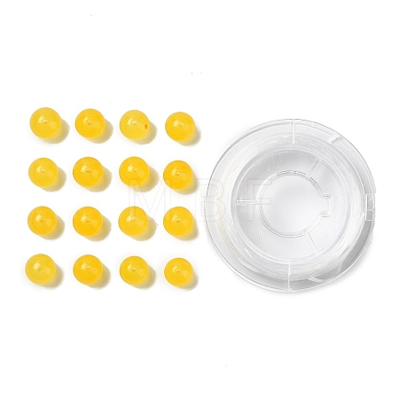 100Pcs Natural White Jade Beads DIY-SZ0004-58M-1