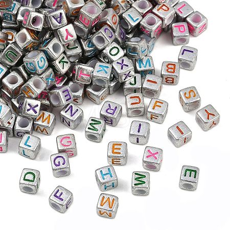 Opaque Acrylic Beads OACR-H052-02A-1